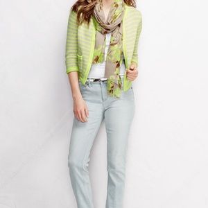 Lands’ End Drifter Cropped Jacket Sweater S 6-8
